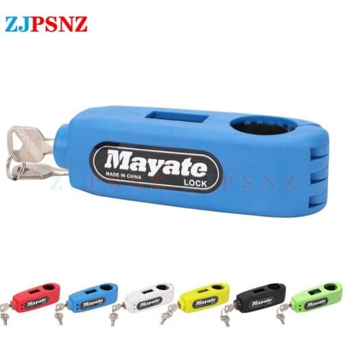 Universal Motorcycle Lock Handlebar Safety Lock Brake Throttle Grip Anti Theft Protection Security Locks Scooter Handlebar Lock