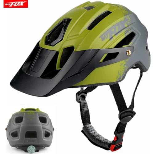 BATFOX Ultralight Cycling Helmet Bike Titanium Black Helmet In-mold Mountain Road Bicycle MTB Helmet Safe Men Women Bike Helmet