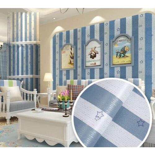 Waterproof pvc self-adhesive wallpaper wallpaper bedroom children cartoon decorative painting living room background wall paper