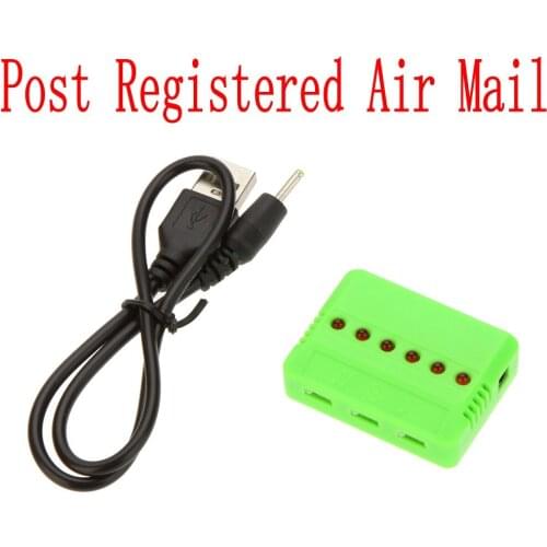 Free Shipping Lipo Battery 6 in 1 X6 Charger for H31 X4 H107 H107L H107C H107D RC Quadcopter