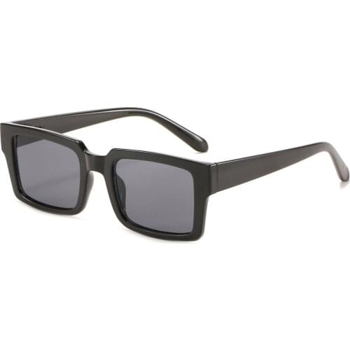 Veshion Pink Rectangular Sunglasses for Women Uv400 Brown Black Square Sun Glasses Female 2021 Summer Accessories Purple