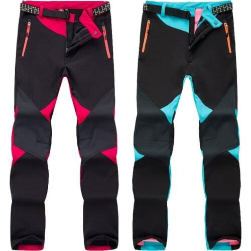 LoftyStone Womens Winter Softshell Ski Pants Warm Fleece Waterproof Trousers Outdoor Trekking Mountain Climbing Hiking Pants
