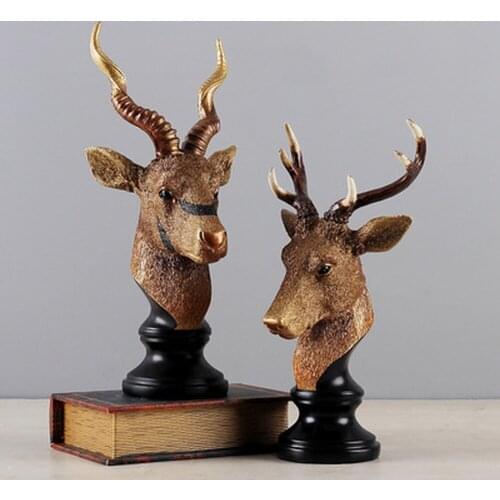1 PAIR SCANDINAVIAN RETRO HEAD DESKTOP DECORATION OFFICE DECORATION HOME LIVING ROOM BEDROOM COFFEE SHOP FURNISHINGS LU621159