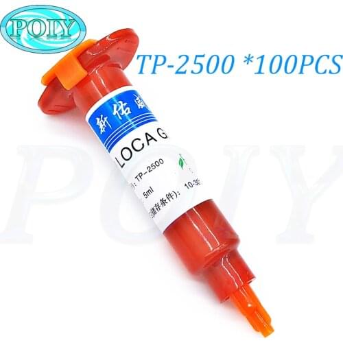 100pcs/lot TP-2500 5ml UV Glue LOCA Liquid Optical Clear adhesive for iPhone Samsung glass Lens Repair Wholesale