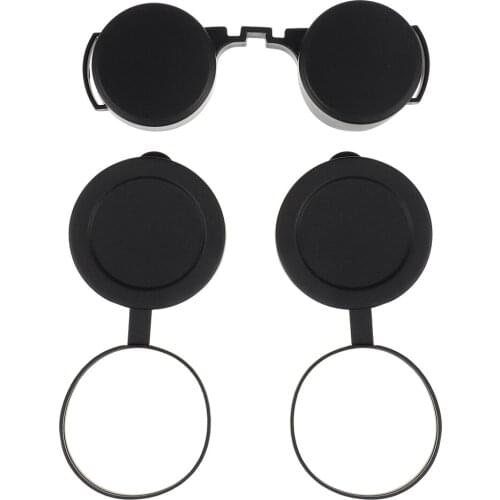 3 PCS Objective Lens Cap Replacement Rubber Binoculars Monocular Protective Cap
