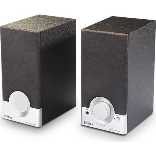 5W Desktop Multimedia Computer Speaker High Fidelity R18T 2.0 HiFi Fever High Fidelity Audio Mini Speaker Home Speaker with Tone