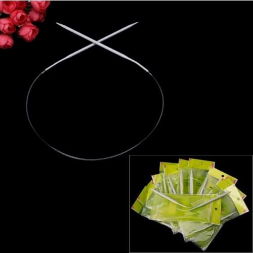Aluminum Circular Knitting Needles 40cm/15.75" 2mm/2.5mm/3mm/3.5mm/4mm/4.5mm/5mm/5.5mm/6mm/6.5mm/7mm/8mm