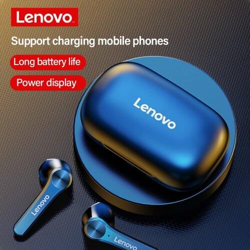 Lenovo QT81 Wireless Headphones TWS True Bluetooth Earphone Touch Control LED Display Big Battery 1200mAh Charging box
