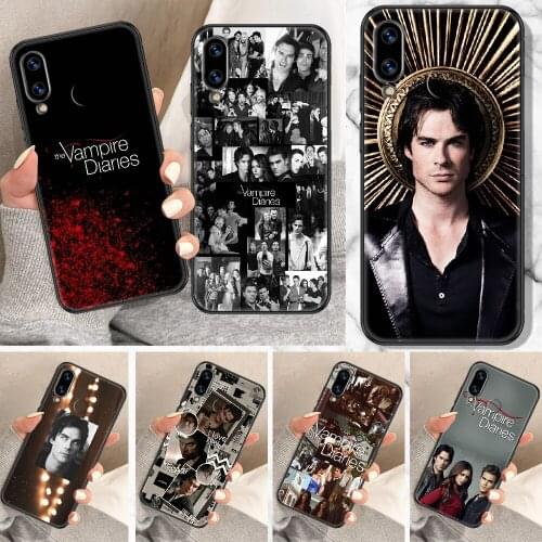 The Vampire Diaries Damon Salvatore Phone Case For Huawei Honor 6A 7A 7C 8A 8X 8 9 9X 10 10i 20 Lite Pro black painting shell