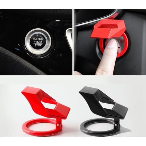For Honda Fit CITY INSIGHT CIVIC TYPE R CLARITY Accord Shuttle engine start stop button decoration cover car POWER Trim stickers