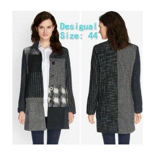 DESIGUAL 2021 Spain Deg Foreign Trade Factory originally single more spring, autumn and winter coats thicker windbreaker