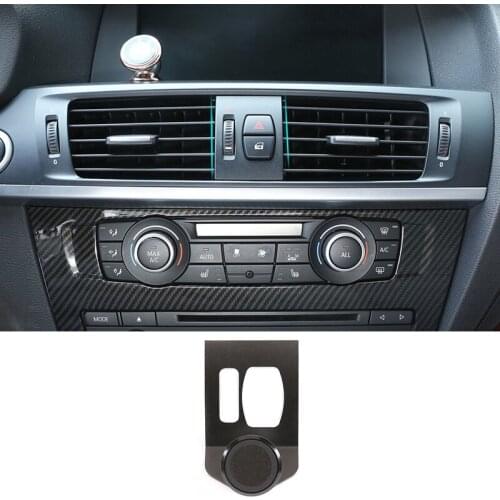 For BMW X3 X4 F25 F26 2010-2016 Aluminum Alloy Car Air Vent Mobile Phone Holder Interior Moulding