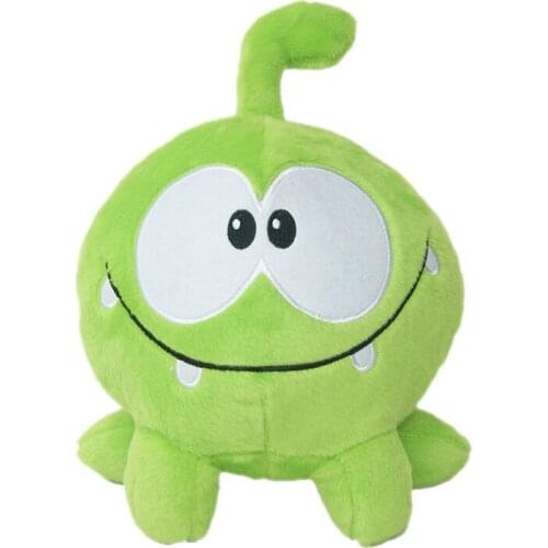 20cm Kawaii om nom frog plush toys cut the rope soft stuffed cut the rope rubber figure classic game Toys nice gift for kids