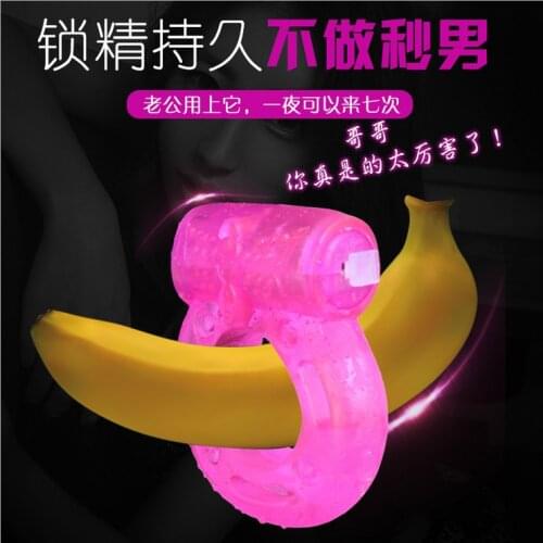 Delay Penis Rings Vibrating Cock Ring Vibrating Cock Stretchy Intense Clit Stimulation, Premature Ejaculation Lock Vibrator
