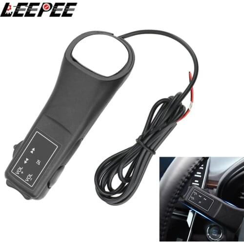 LEEPEE Car Steering Wheel Controller Music Wireless DVD Navigation Steering Wheel Remote Control Buttons Car-styling Universal