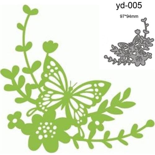Metal Cutting Dies Cut Mold Butterfly flower Decoration Scrapbook Paper Craft Knife Mould Blade Punch Stencils