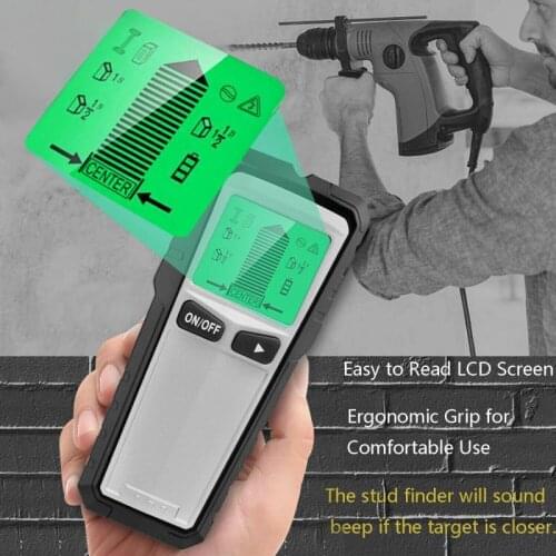 5 In 1 Metal Detector Precision Finder Wood Studs Detector Live Wire Detect Wall Scanner Wall Detector Not Include 6F22 Battery