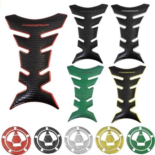 Motorcycle Fuel Tank Soft Rubber Protective Pad Fishbone Decal Sticker Gas Cap Cover Pad for Kawasaki Ninja Concours GTR Versys