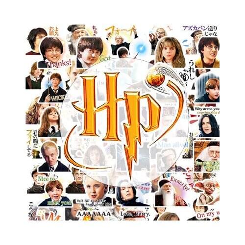 40PCS New Movie Cool Sticker Funny Anime Waterproof for Phone Laptop Scrapbook Scooter Toys for Children