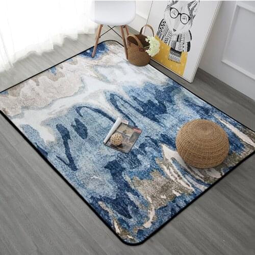 New Big Size Floor Mat Rugs Abstract Painting Printed Bedroom Tapete Household Rectangle Alfombra Room For Carpet Carpets Living