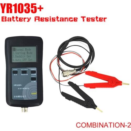 New Original Four-line YR1035 Lithium Battery Internal Resistance Meter Tester YR 1035 Detector 18650 Dry Battery Combination 2
