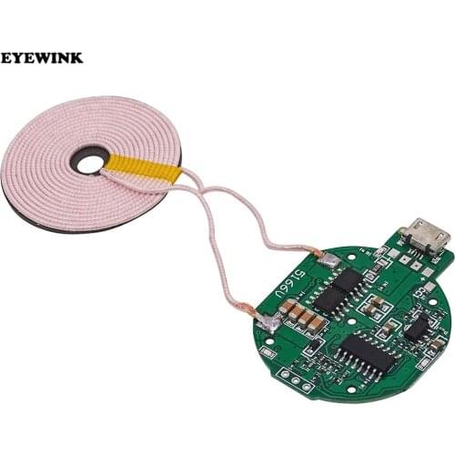 General QI Scheme DIY Vehicle Base of Mini Coil PCBA Board for Small Wireless Charger Transmitter Module