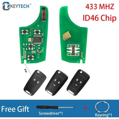 OkeyTech 1/5/10PCS Circuit Board For Vauxhall For Opel Astra J Corsa E Zafira C For Chevrolet Cruze For Buick Car 433MHz ID46