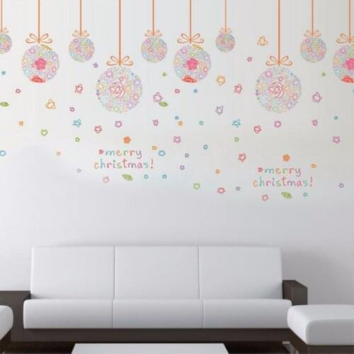 Merry Christmas Window Wall Sticker Mural Art Home DIY Craft Decor Removable