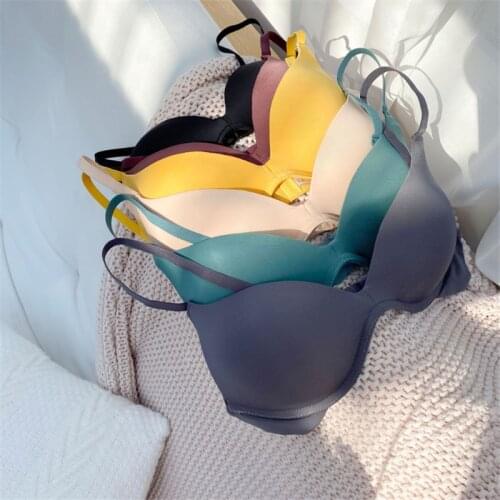 Sexy Ultra Thin Bra Seamless One Piece Bralette Push-up Beauty Back Underwear Lenceria Wiereless Lingerie нижнее белье женское