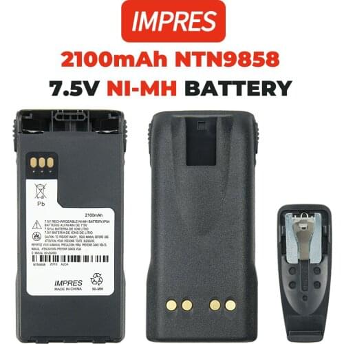 Replacement Battery for NTN9815/A/AR/B NTN9858/A/AR/B/C XTS1500 XTS2500 PR1500 MT1500(with IMPRES Function)