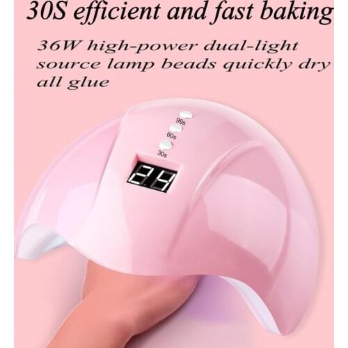 36W Nail Dryer LED Nail Lamp UV Lamp for Curing All Gel Nail Polish With Motion Sensing Manicure Pedicure Salon Tool