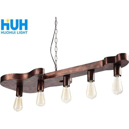 Retro industrial style guitar shape iron chandelier personality restaurant bar personality clothing store creative iron art lamp