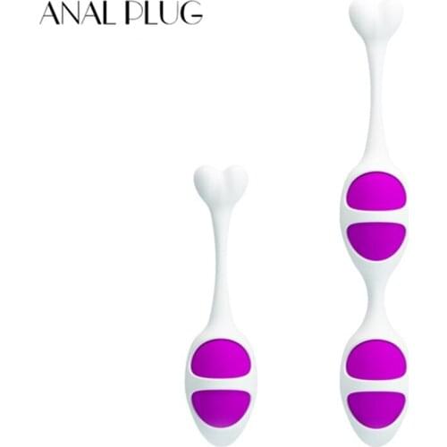 Female Silicone Smart Ball Kegel Ben Wa Ball Vaginal Tight Exercise Machine Vibrators Vaginal Ball Sex Toys
