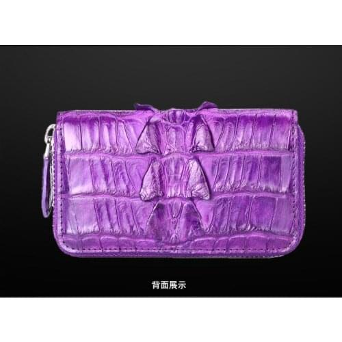 100% genuine crocodile leather skin bank card holder/ key wallet/coin wallet, alligator skin card holder and case