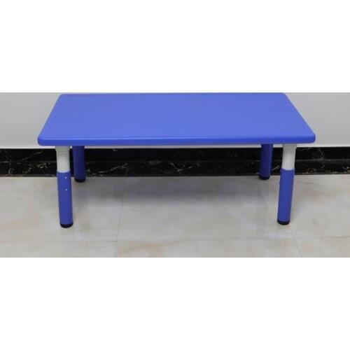 120*60cm Adjustable height 48-60cm kindergarten desk Children rectangular table
