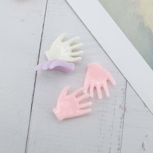 8pcs /lot 25mm*23mm Angel Palm Halloween Creepy Punk Hand Resin Diy making Embellishment Crafts DIY decoration