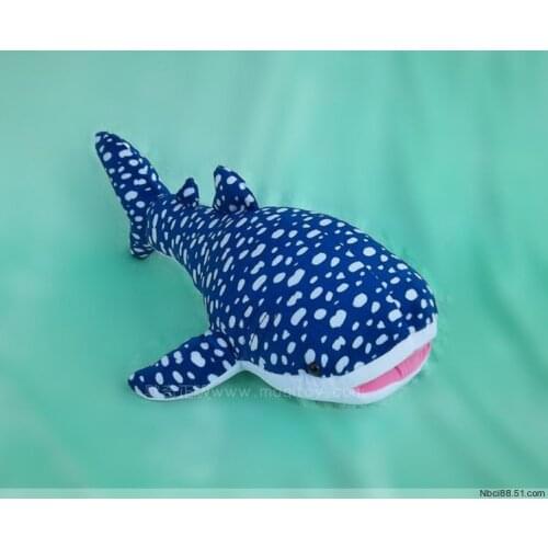 Free shipping blue Whale shark plush toy, high quality goods,Christmas gift h23
