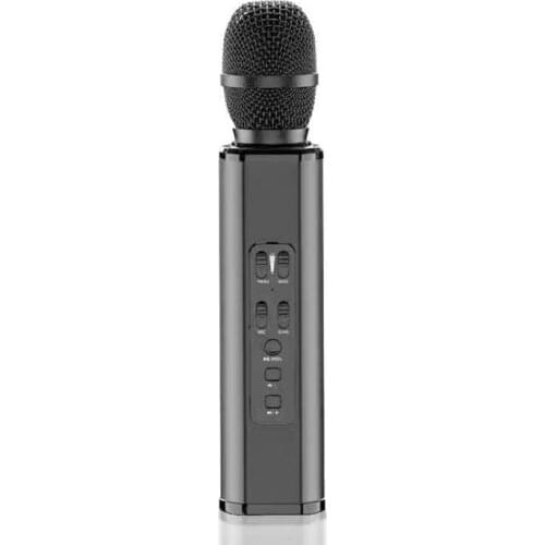 Wireless Bluetooth microphone audio K6 microphone hand held microphone one button silencing all metal material