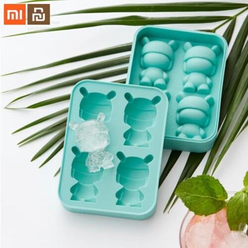 Xiaomi mijia rice rabbit ice cube cartoon ice cream mold silicone food grade ice tray kitchen accessories smart home