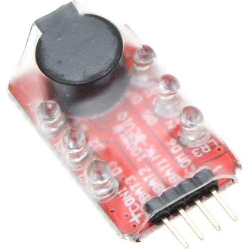 HFES Loud hailer Lipo battery voltage alarm display Checker 2-3S LED display for RC Helicopter Quadcopter car battery