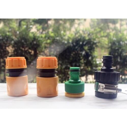 4pcs Quick Connector Set Plastic Garden Irrigation Quick Connector Set Tap Quick Garden Hose Irrigation Fitting X180