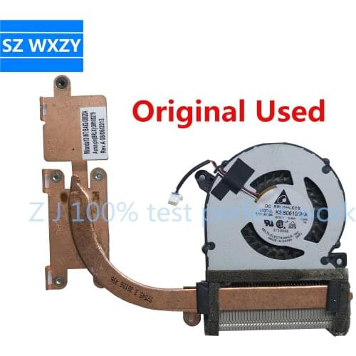 Original Laptop CPU Cooler Fan Heatsink For Samsung NP530U4E 530U4E NP540U4E 540U4E BA62-00820A 100% Tested Fast Ship