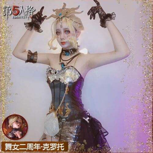Hot Game Identity V Cosplay Margaretha Zelle Costume Women Dancer Second Anniversary Fancy Sexy Dress Halloween Party Costumes