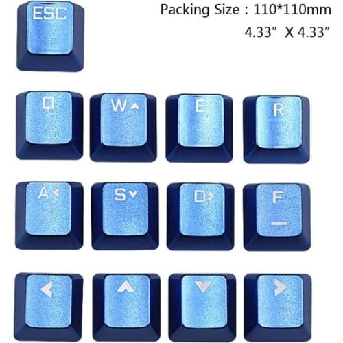 Metal CNC Aluminum MX Switches OEM Profile Kyecap ESC WASD Arrow Keys for Mechanical Keyboard Switches Keycap