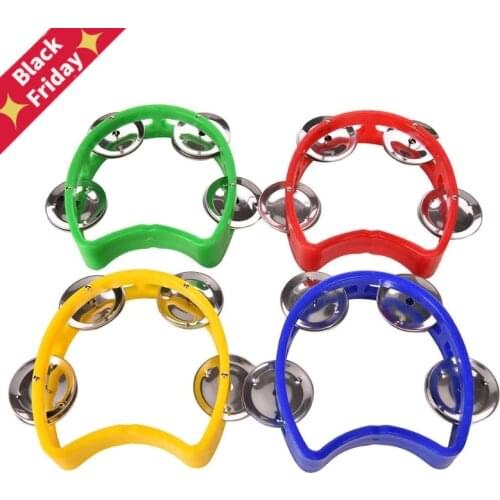 New Little Hand Held Musical Instrument Bell Metal Jingles Ball Percussion Musical Toy Kid Children Gift Hot Sale