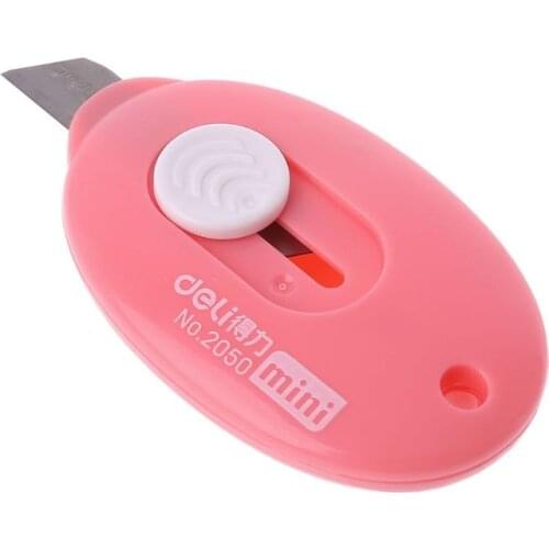 New Random Color Mini Utility Knife Box Cutter Retractable Razor Blade DIY Tool M17F