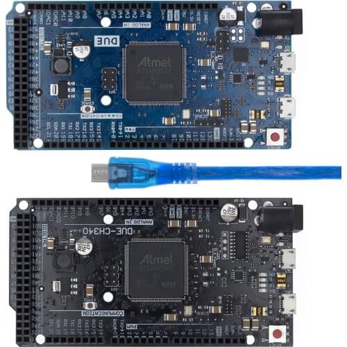 DUE R3-CH340/Due R3 Board- ATMEGA16U2/CH340G ATSAM3X8E ARM Main Control Board with 50cm USB Cable for arduino
