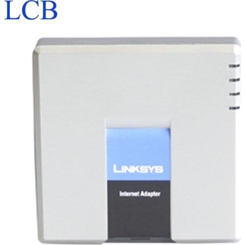 Unlocked Linksys PAP2T PAP2-NA/PAP2 SIP IP VOIP Phone Adapter 2 FXS Phone Ports PAP2T Telephone Server System 5pcs/Lot free ship