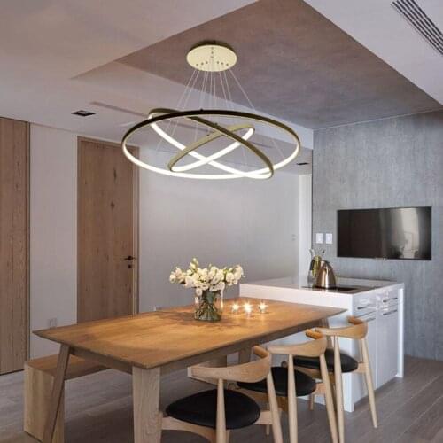 Modern loft novelty living room forging ring hotel lobby kitchen chandelier LED bedroom restaurant art deco lighting