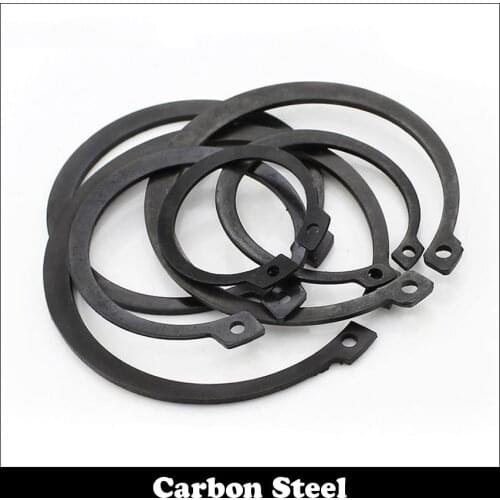 M20 M22 M24 Black Carbon Steel Mn65 Washer DIN471 C Type Snap Retaining Ring For 20mm 22mm 24mm Outside External Shaft Circlip